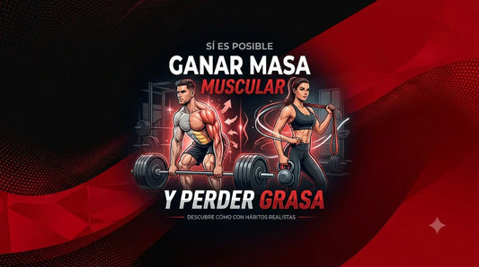 ¿Cómo Ganar Masa Muscular y Perder Grasa a la Vez?