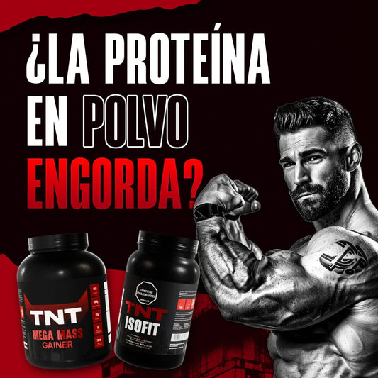 ¿Mito o Realidad? Desmentimos la pregunta: ¿La proteína en polvo engorda?