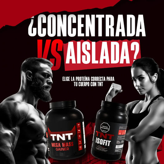 ¿Concentrada vs. Aislada? Elige la Proteína Correcta para tu Cuerpo con TNT