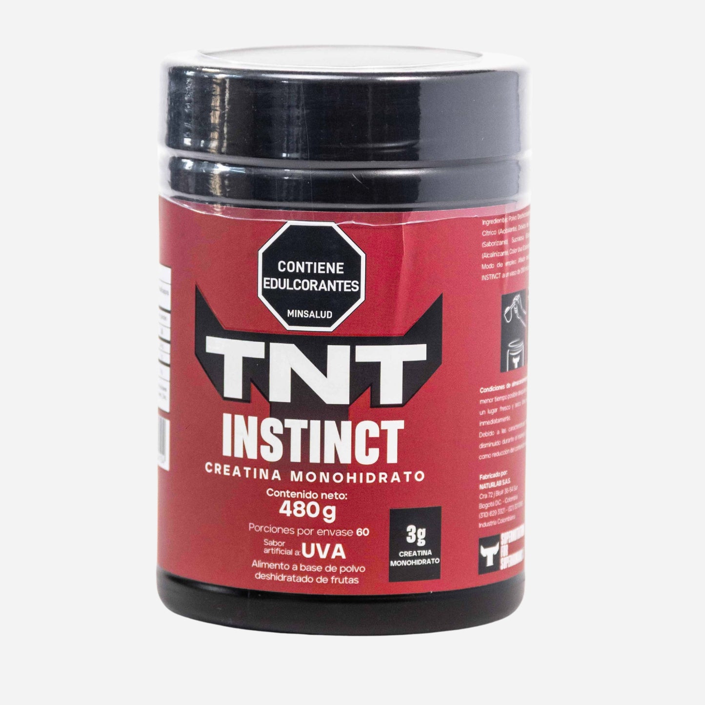 Potencia con sabor INSTINCT Creatina Monohidrato 240 g - 480g