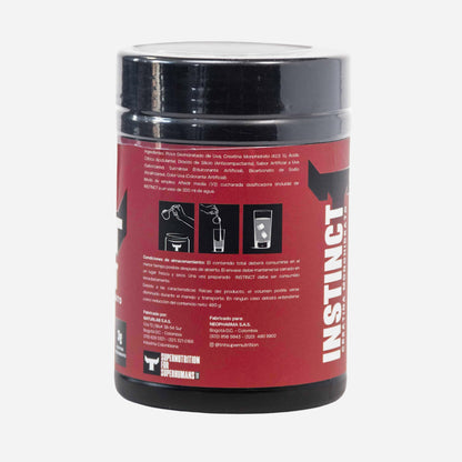 Potencia con sabor INSTINCT Creatina Monohidrato 240 g - 480g