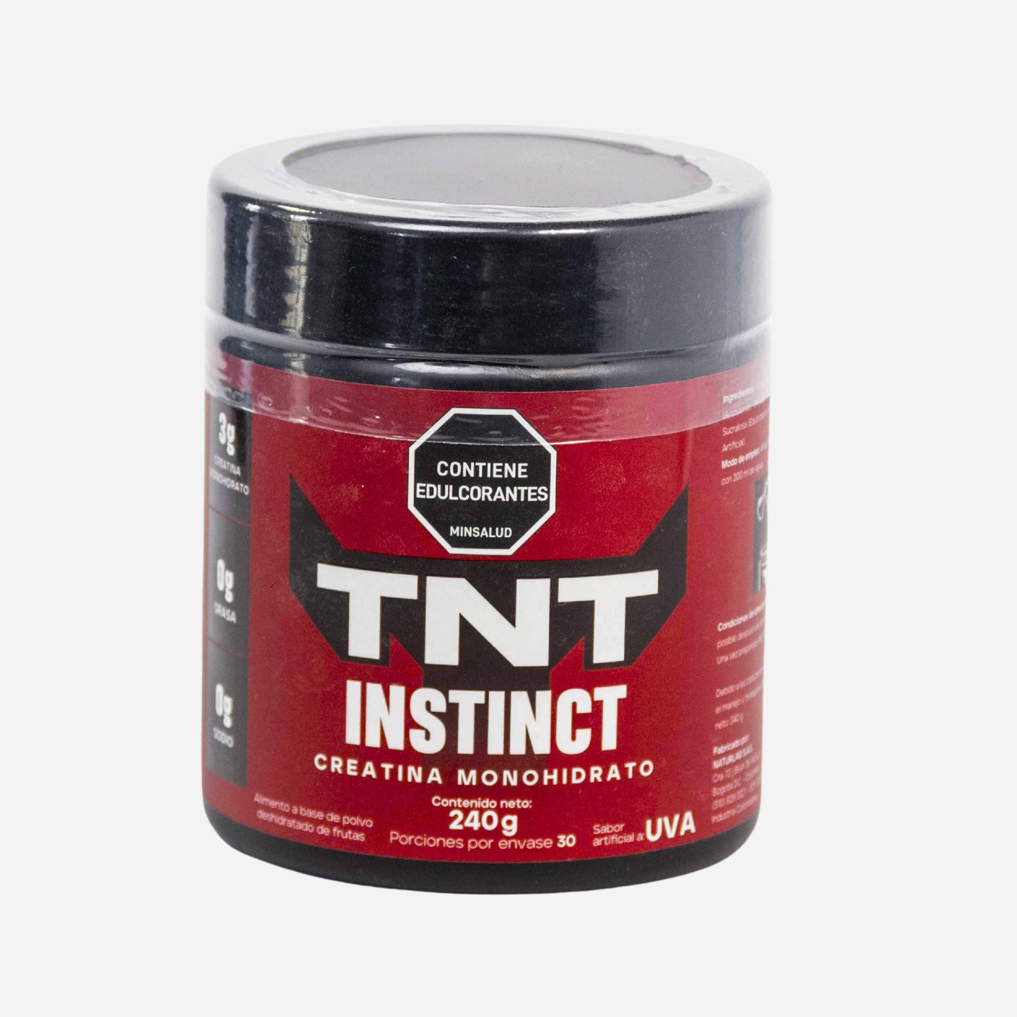 Potencia con sabor INSTINCT Creatina Monohidrato 240 g - 480g