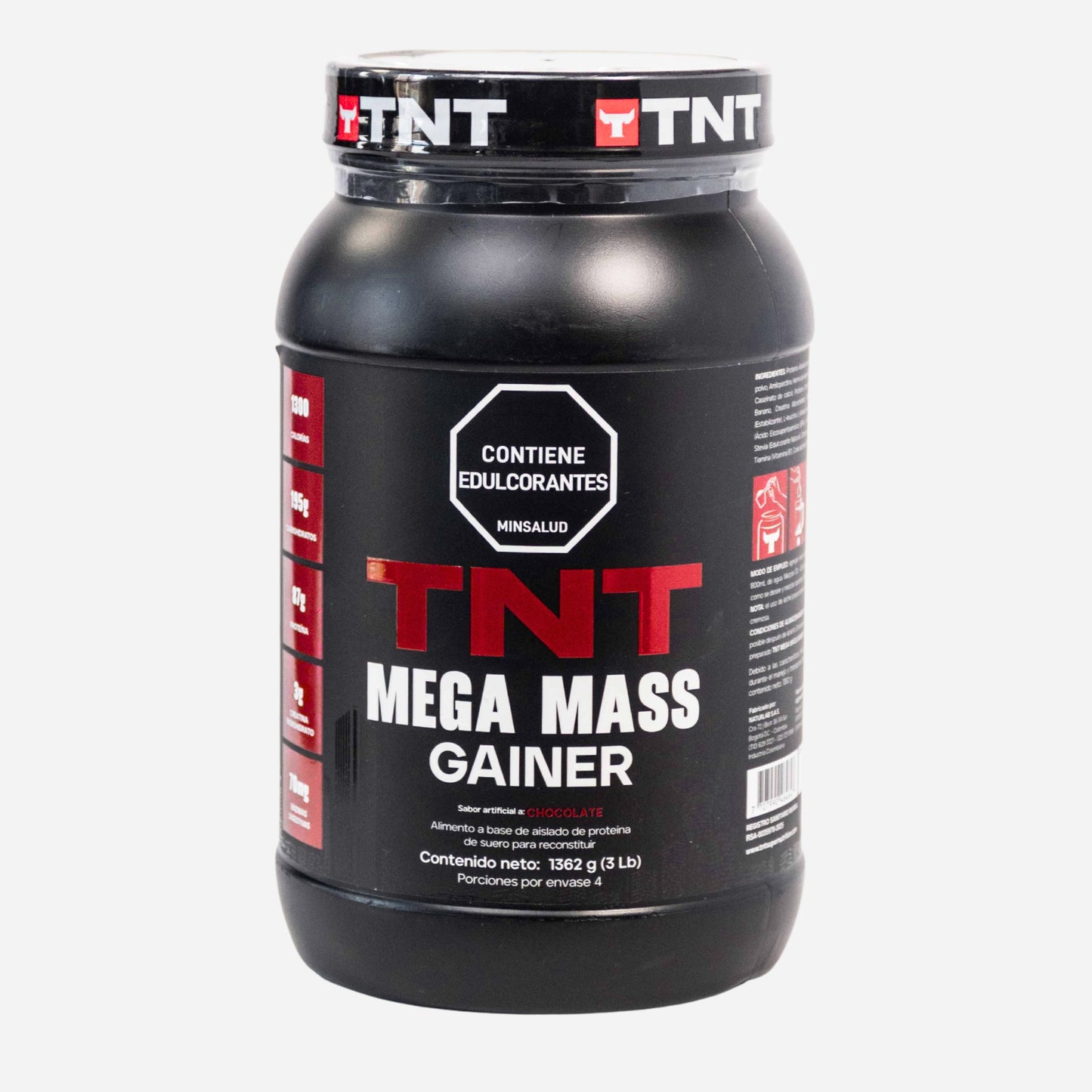 Mega-calórico TNT Mega Mass Gainer 3 Lbs