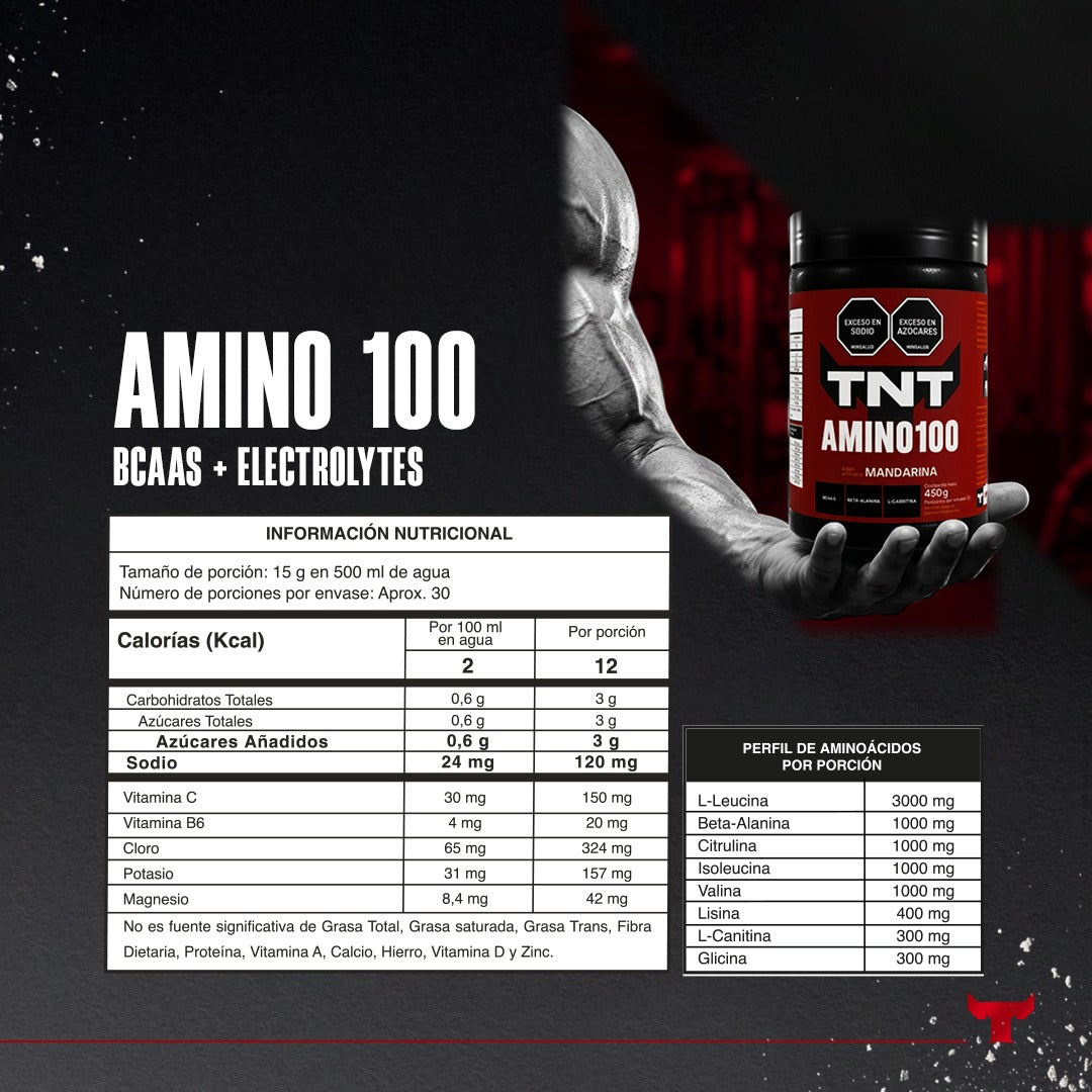 Anti-fatiga AMINO 100 BCAAS 450g