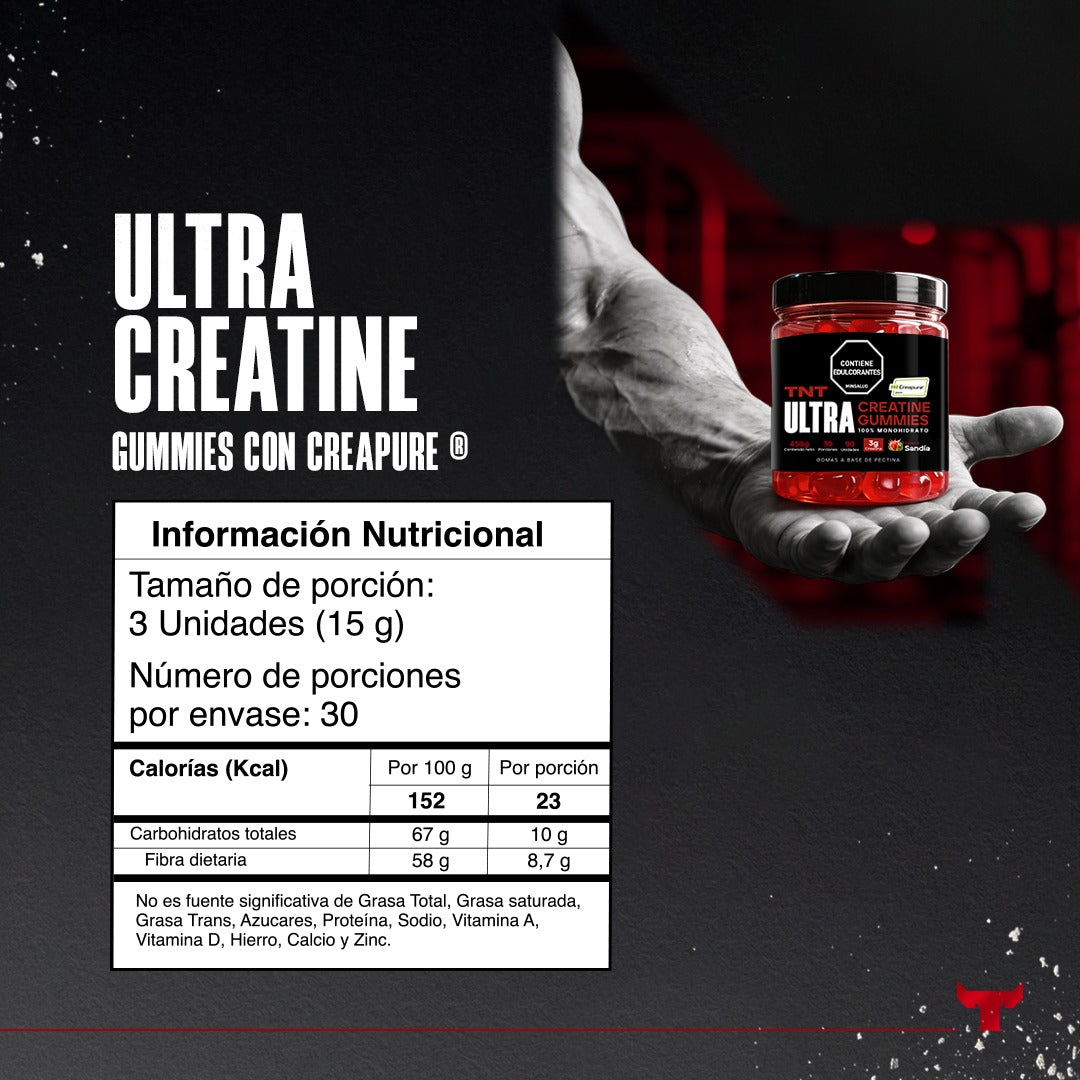 Ultra Creatine Gummies 450g (30 servicios)