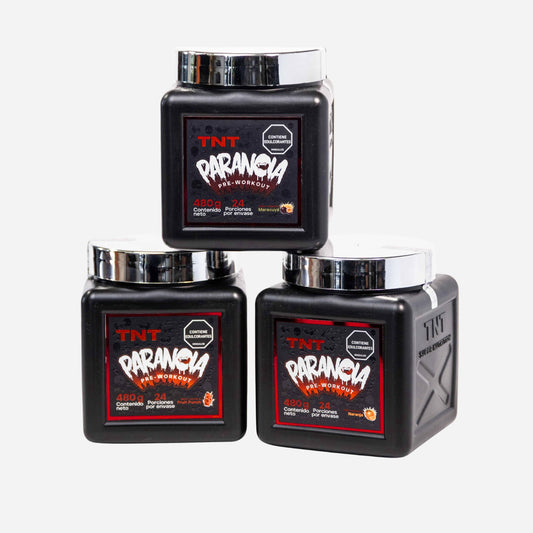 Potencia extrema PARANOIA Pre-Workout (pre entreno) 480g