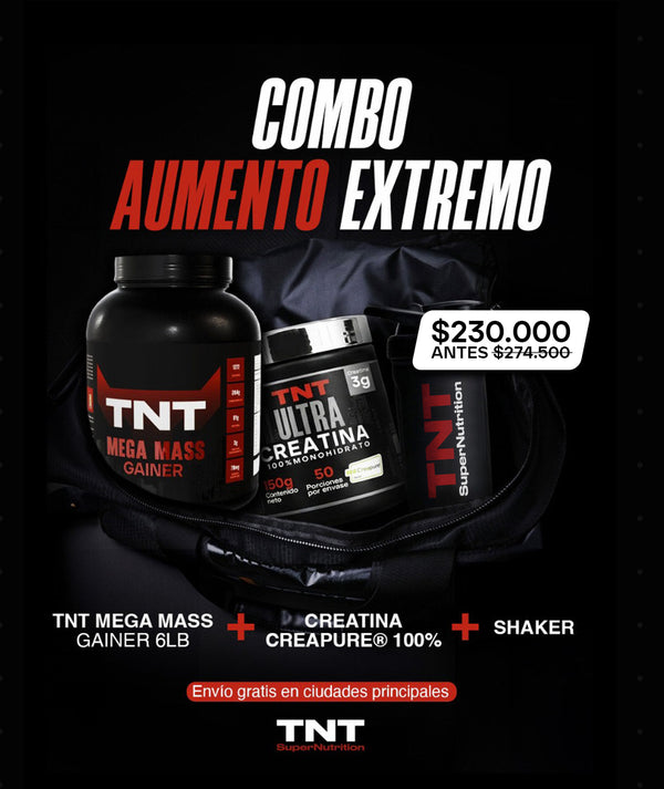 Máximo volumen Combo de aumento extremo Creapure® - Envío GRATIS