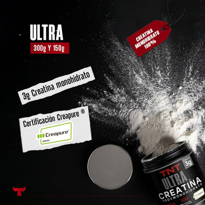 Pureza certificada Ultra Creatina Monohidrato