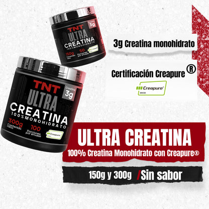 Pureza certificada Ultra Creatina Monohidrato