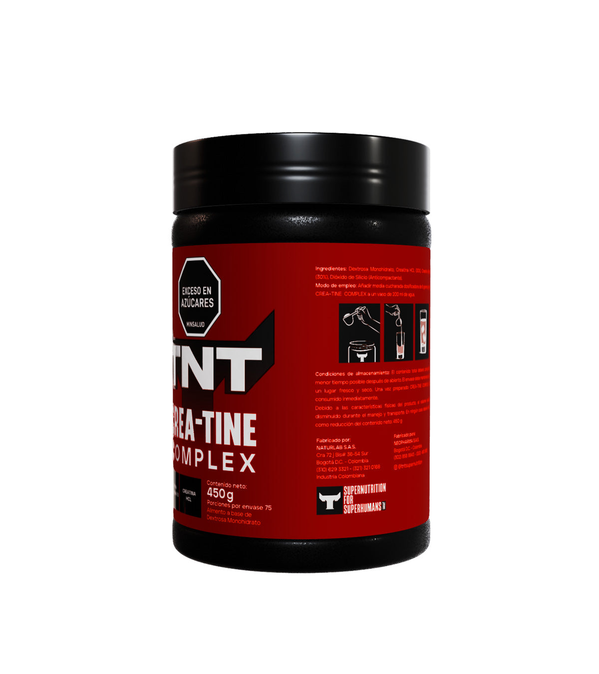 creatina Creatine Complex TNT right side