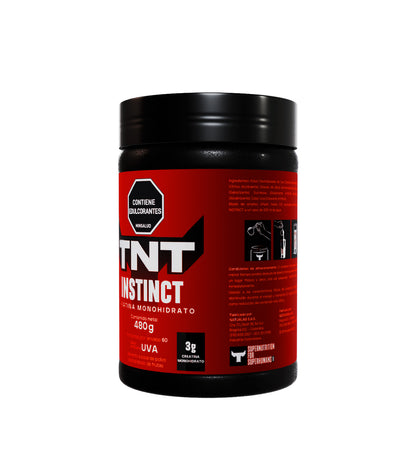 Creatina monohidrato Instinct X480g UVA TNT right side 2 