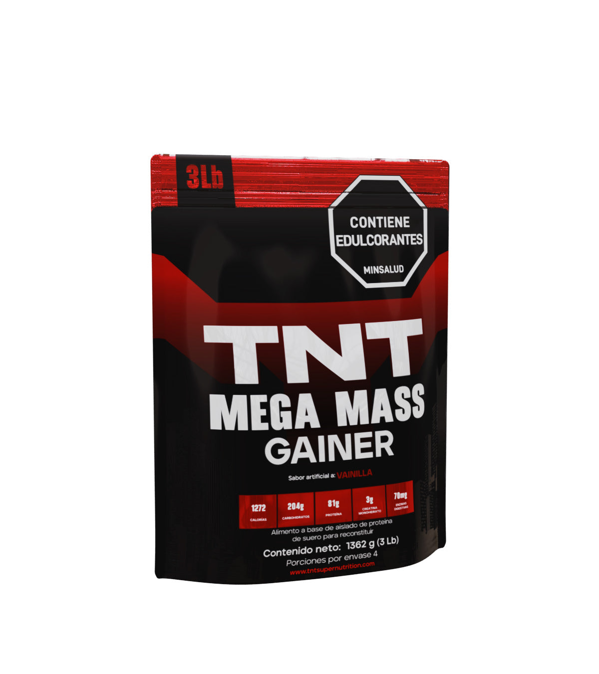 Proteína hipercalórica TNT mega mass gainer X3lb 