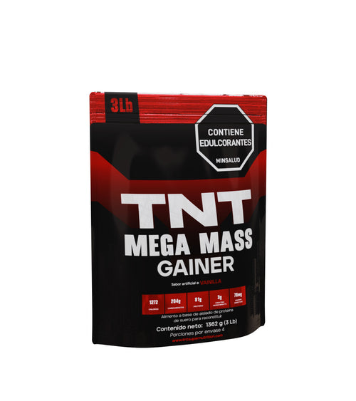 Proteína hipercalórica TNT mega mass gainer X3lb 
