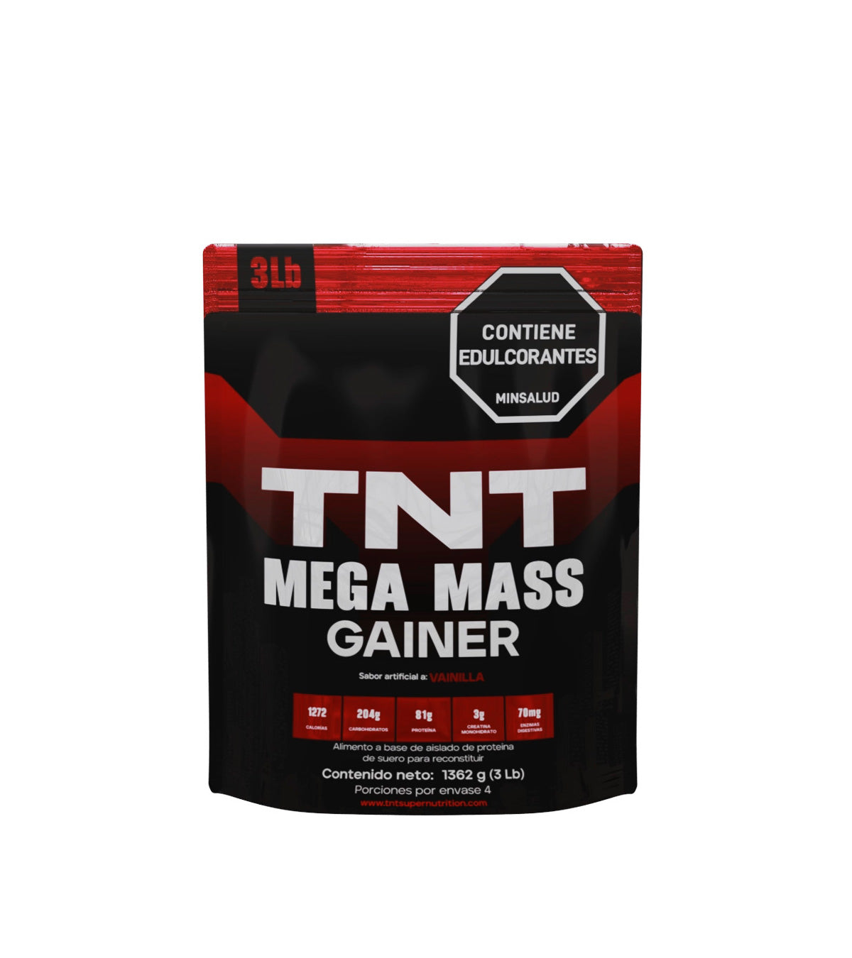 Proteína hipercalórica TNT mega mass gainer X3lb 
