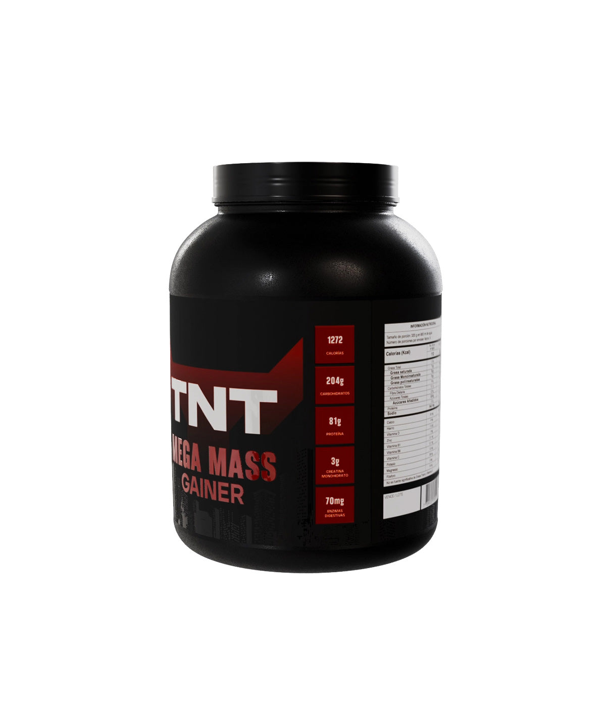 Proteína hipercalórica TNT mega mass gainer X6lb 